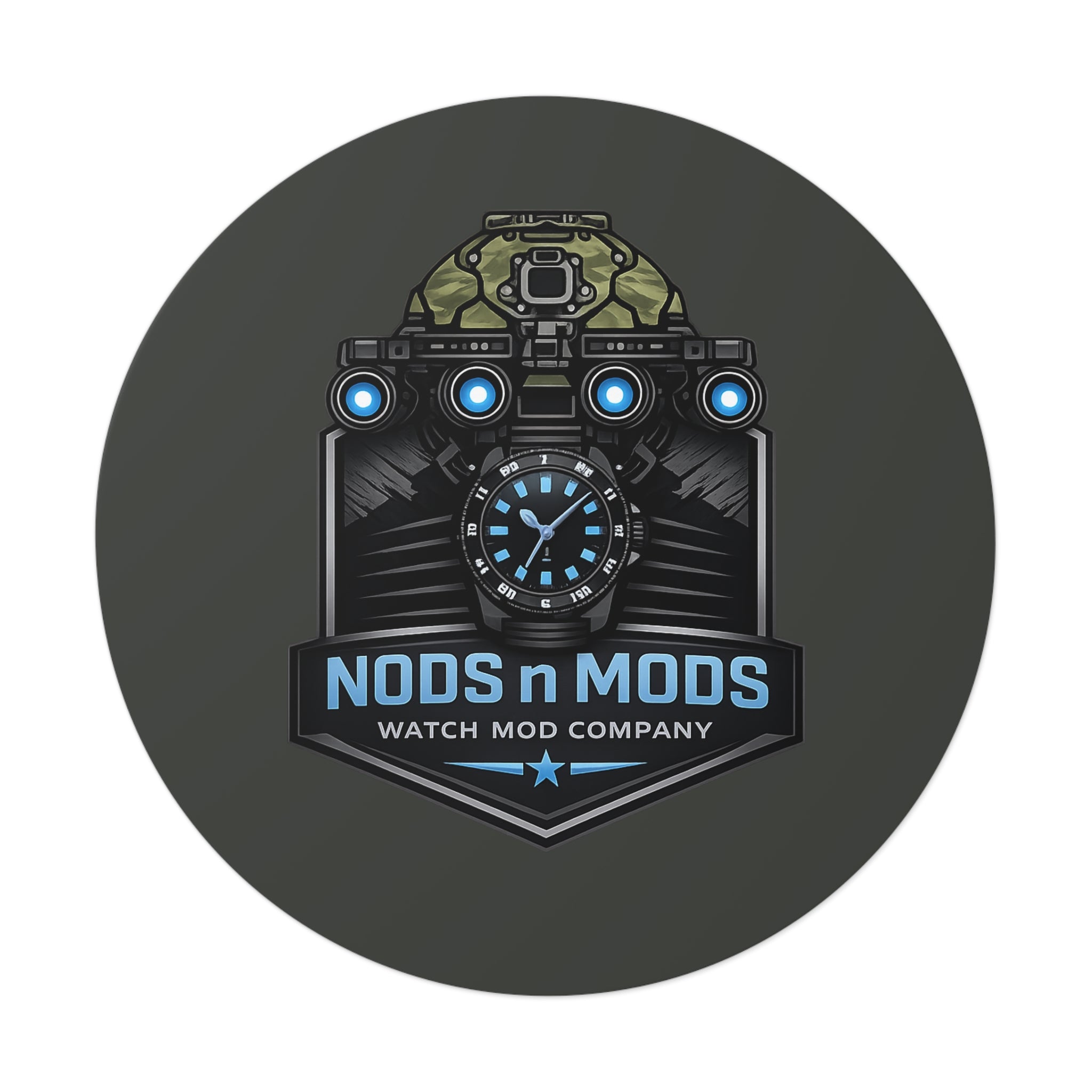 Nods n Mods Watch Mod Company Sticker