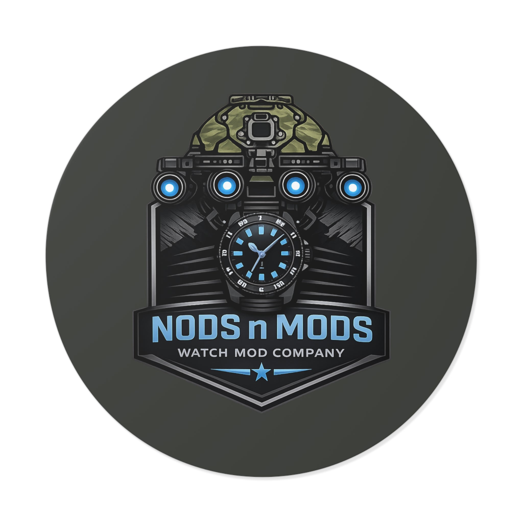 Nods n Mods Watch Mod Company Sticker