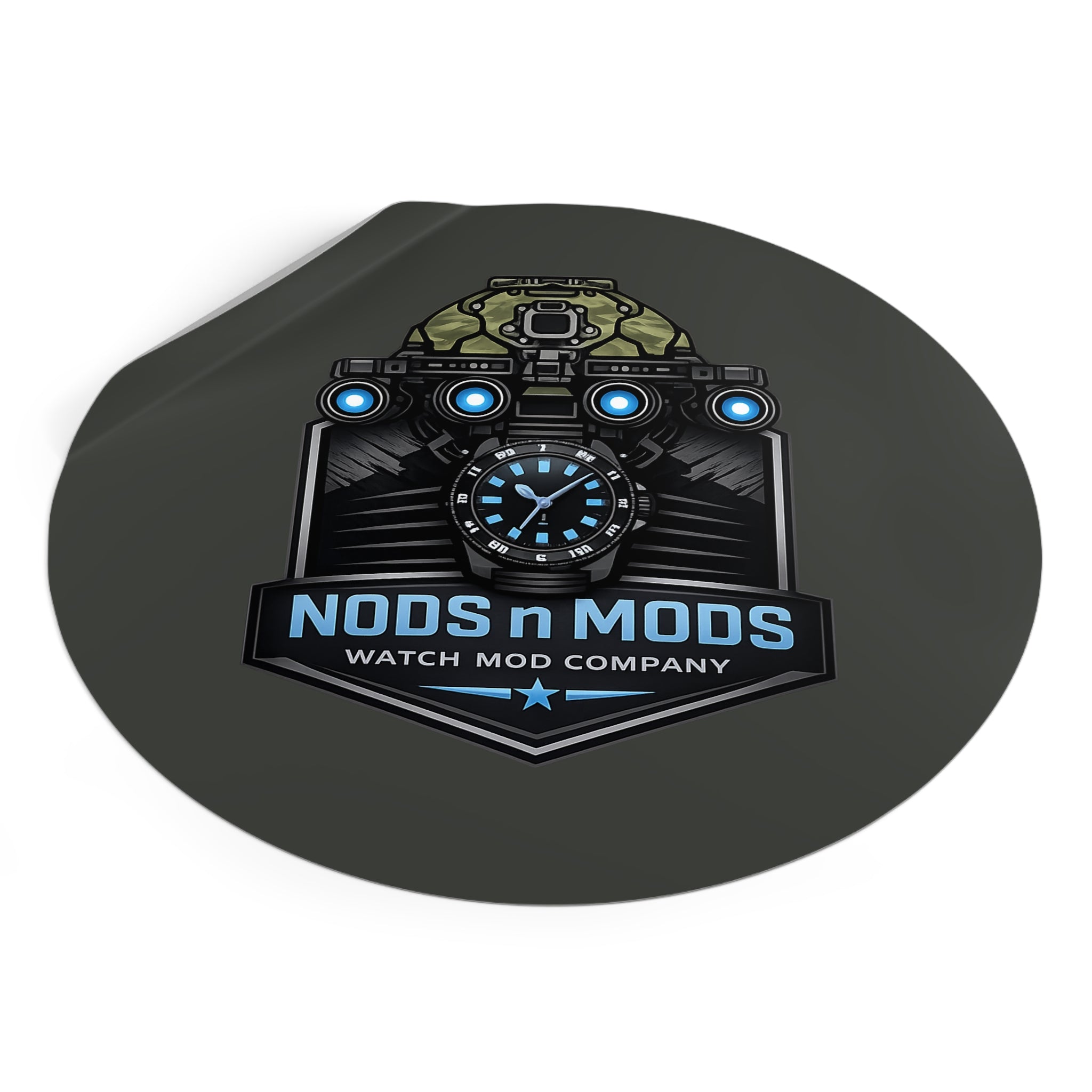 Nods n Mods Watch Mod Company Sticker