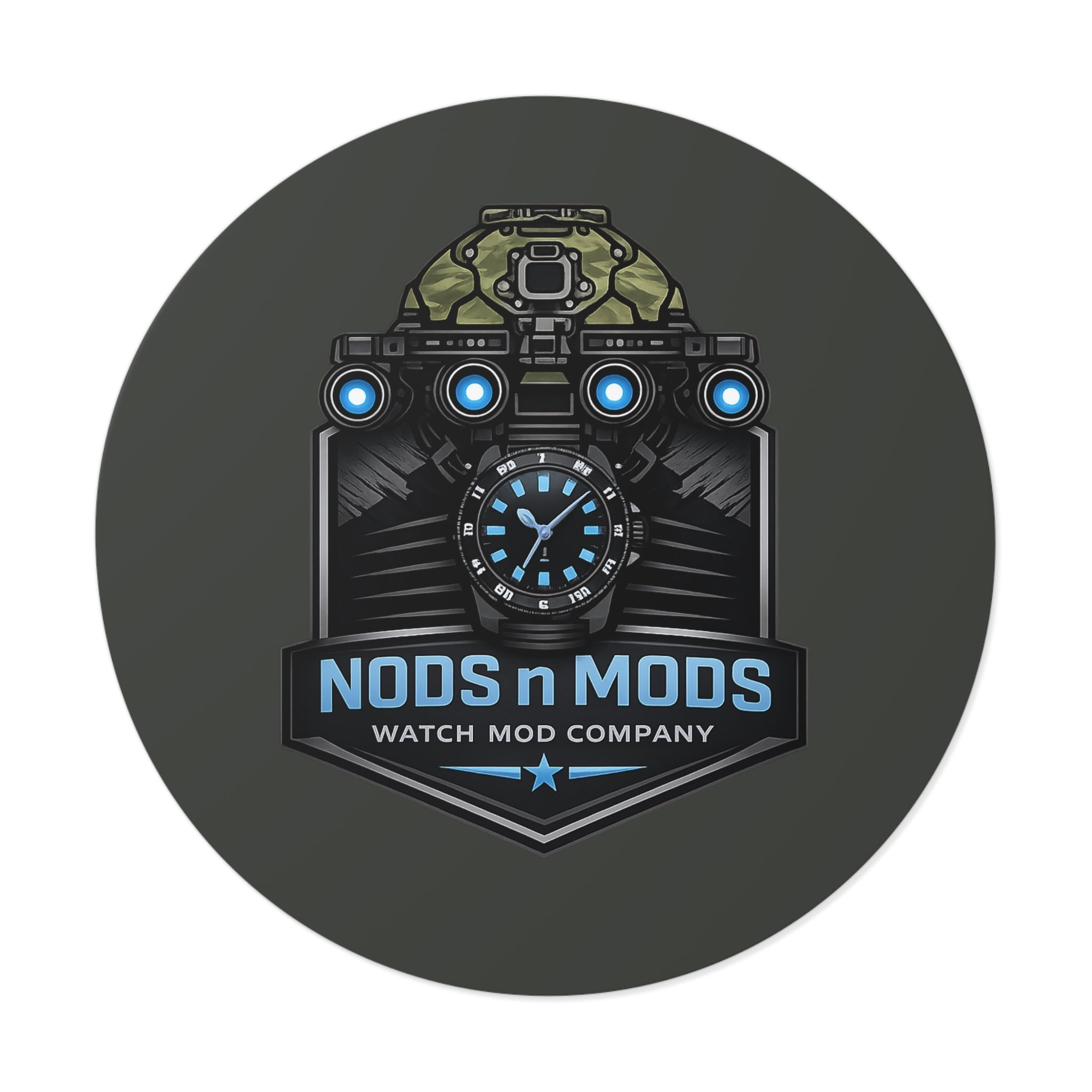 Nods n Mods Watch Mod Company Sticker