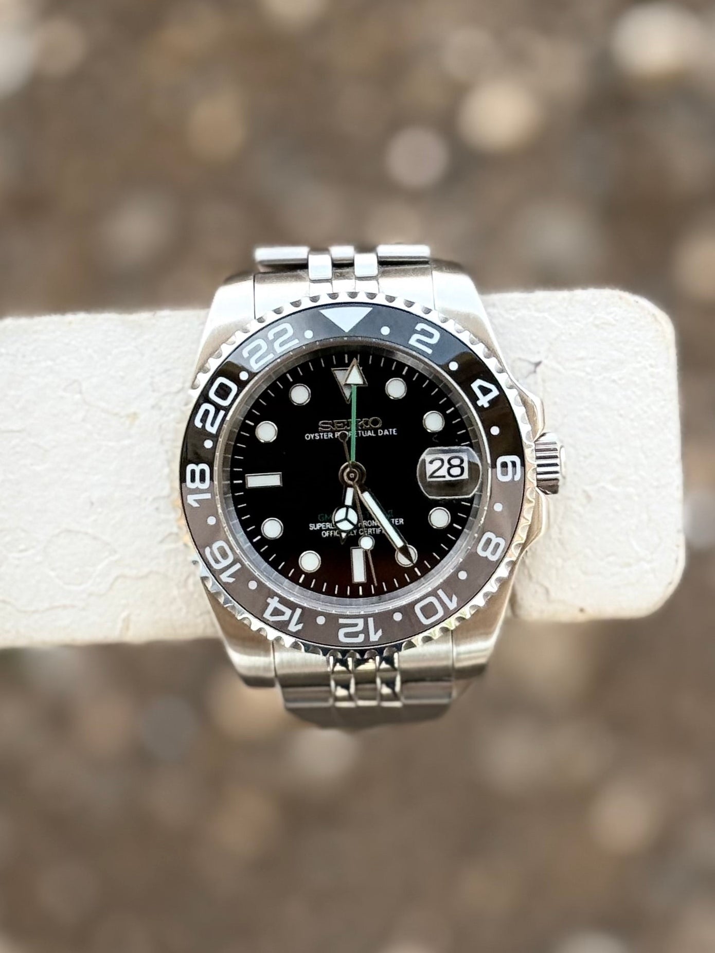 Seiko Mod (Bruce Wayne - GMT)